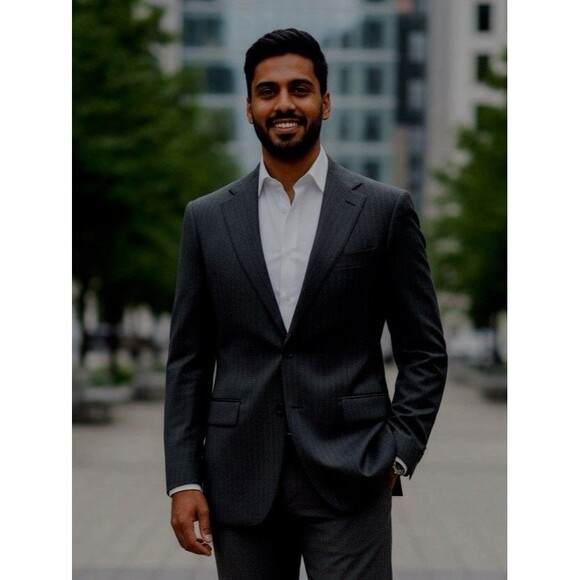 PAL ZALERI Men 38-40R Blazer Designer Wool Pinstripe Suit Jacket Made In Italy - Picture 1 of 16